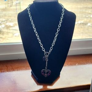 Hard rock necklace with matching bracelet